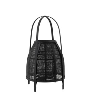 Lanterne bambou noir h.60cm