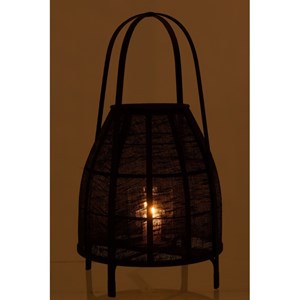 Lanterne bambou noir h.70cm