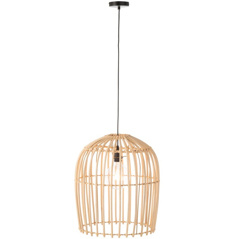 Lampe bois naturel h.48cm