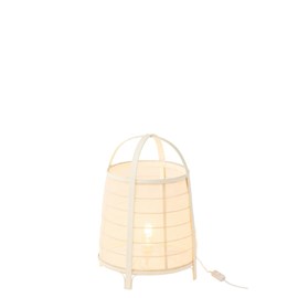 Lampe polyester beige h.52.5cm