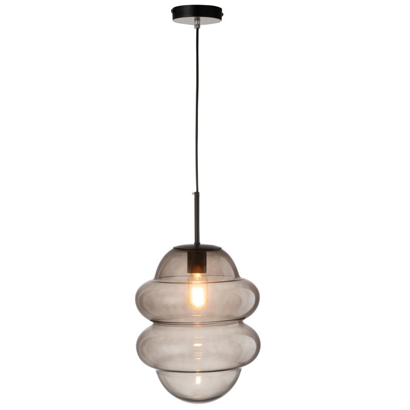 Lampe verre gris h.160cm
