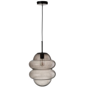 Lampe verre gris h.160cm