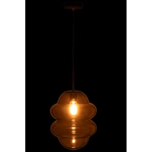 Lampe verre gris h.160cm