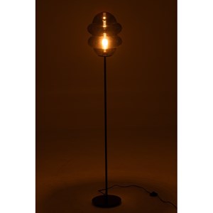 Lampe métal gris h.160cm