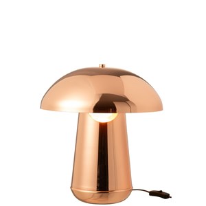 Lampe métal cuivre h.43cm