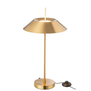 Lampe métal doré h.56cm