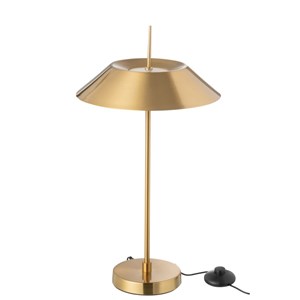 Lampe métal doré h.56cm
