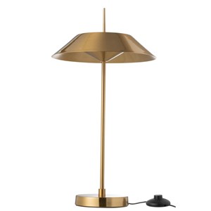 Lampe métal doré h.56cm