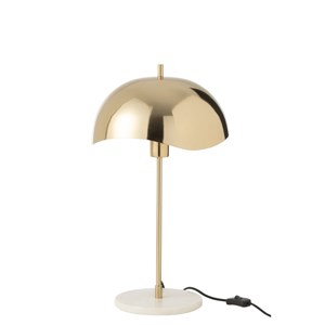 Lampe métal doré h.56cm