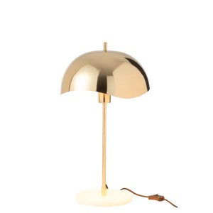 Lampe métal doré h.56cm
