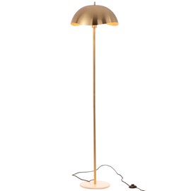 Lampe métal doré h.150cm