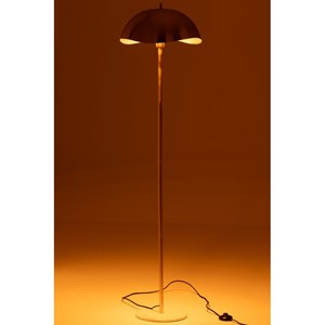 Lampe métal doré h.150cm
