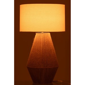 Lampe métal naturel h.78cm