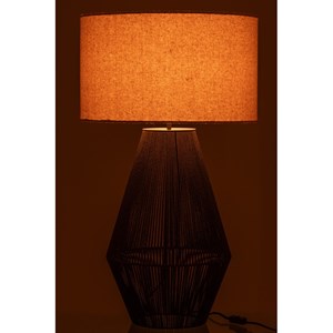 Lampe métal noir h.78cm