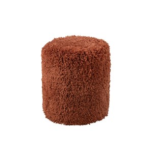 Pouf polyester cuivre h.50cm
