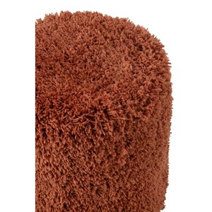 Pouf polyester cuivre h.50cm