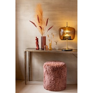 Pouf polyester cuivre h.50cm