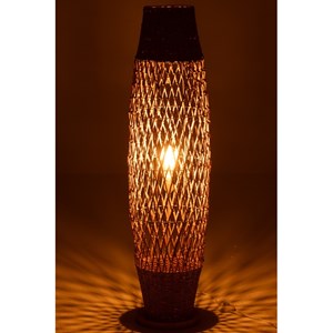 Lampadaire métal beige h.119.5cm