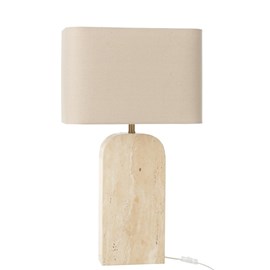 Lampe pierre beige h.71cm