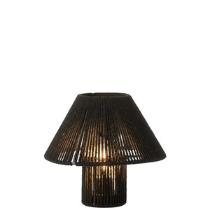 Lampe métal noir h.18.7cm