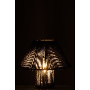 Lampe métal noir h.18.7cm