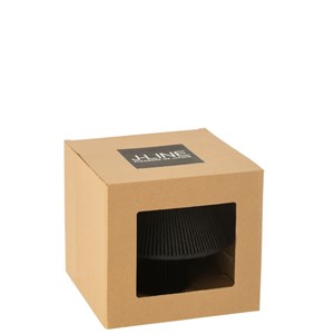 Lampe métal noir h.18.7cm