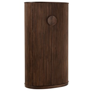 Armoire bois marron h.164cm