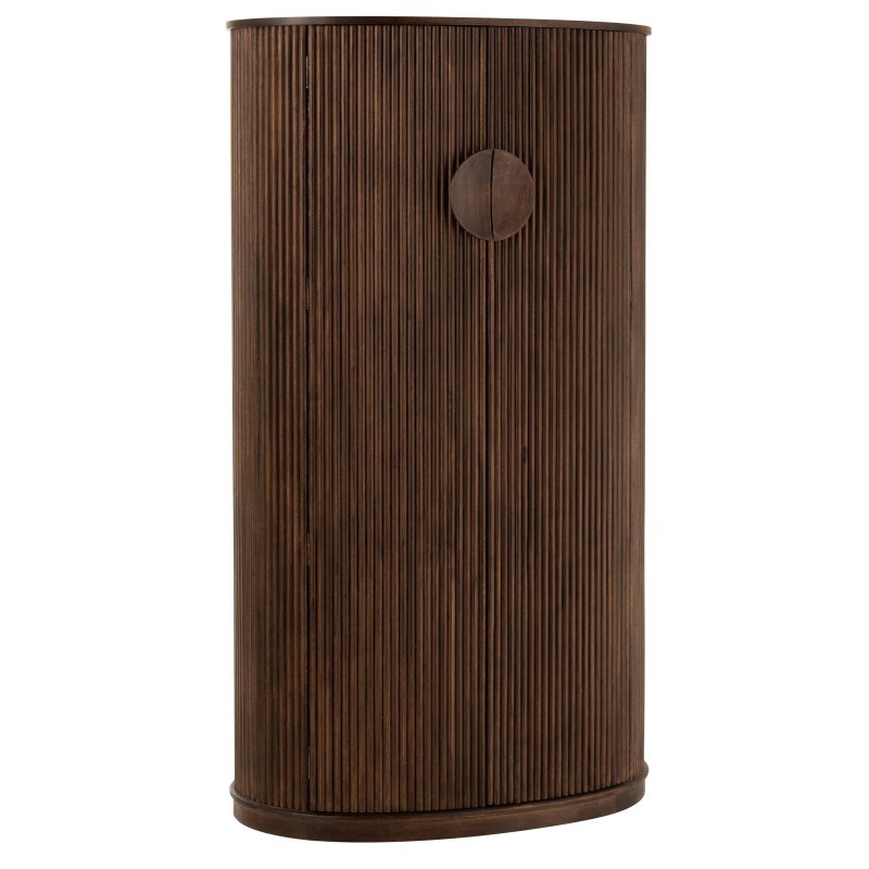 Armoire bois marron h.164cm