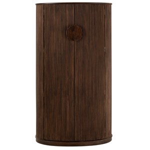 Armoire bois marron h.164cm