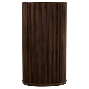 Armoire bois marron h.164cm