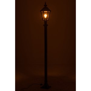 Lanterne métal noir h.210cm