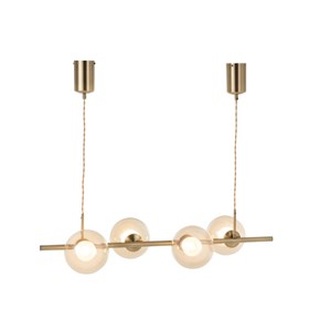 Suspension métal or h.156cm