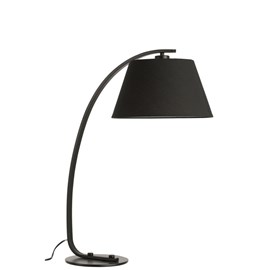 Lampe métal noir h.66cm