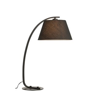 Lampe métal noir h.66cm
