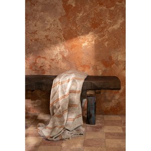 Banc bois marron h.42.1cm