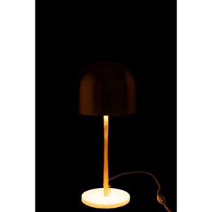 Lampe métal doré h.49cm