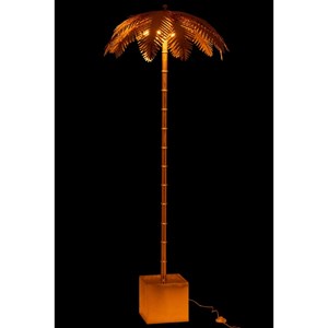 Lampe métal doré h.133cm