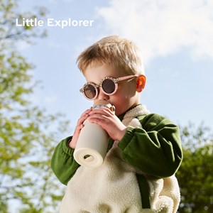 Gourde inox little explorer ivoire