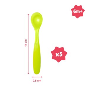Cuillères souples et douces x5
