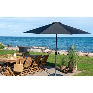 Parasol polyester noir h.243cm