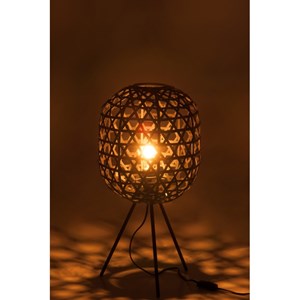Lampe bambou crème h.59.5cm