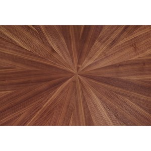 Table à manger ovale noyer l160 cm dielli