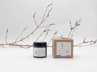 Bougie apothicaire 100g violette 1