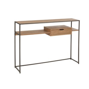 Console bois naturel h.86cm