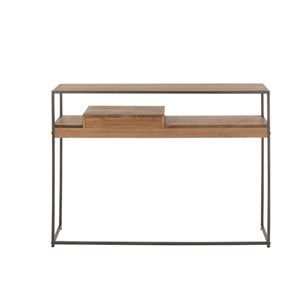 Console bois naturel h.86cm