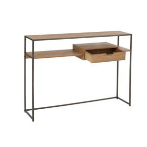 Console bois naturel h.86cm