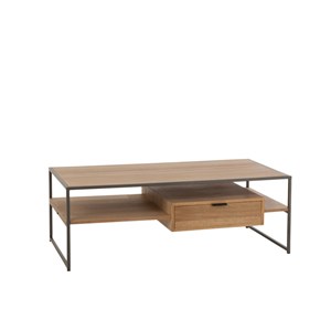 Table bois naturel h.42.5cm