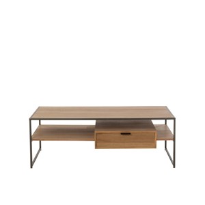 Table bois naturel h.42.5cm