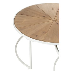 Set verre blanc h.41cm