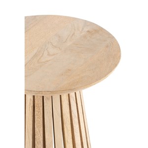 Table bois naturel h.52cm